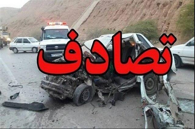 تصادف وحشتناک ۲ پژو در جاده تهران-ساوه