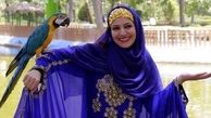 خاله شادونه در مراسم عزاداری محرم+عکس