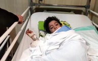 آرتین، پسر مجروح شده شیرازی از بیمارستان مرخص شد