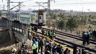 تصاویر ناراحت‌کننده از تصادف دو قطار متروی تهران-کرج