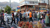 دستفروشان چهارراه ولیعصر تهران اینجا جمع می‌شوند