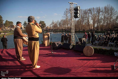 جشن جهانی نوروز در محوطه تاریخی طاقبستان