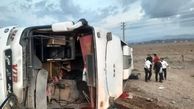 واژگونی اتوبوس در قزوین جان سه نفر را گرفت