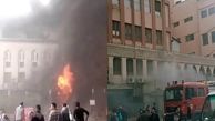 آتش سوزی مرگبار در مصر؛ تاکنون ۳نفر کشته شده اند + عکس