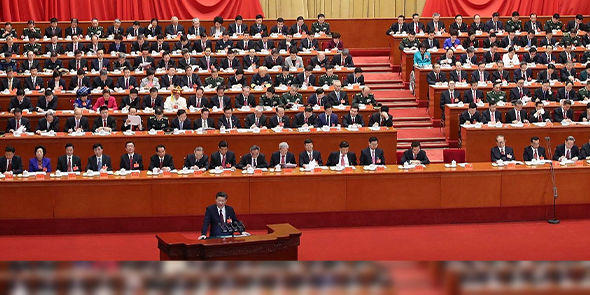 شی جین پینگ برای سومین دوره پنج ساله، رئیس جمهور چین شد

