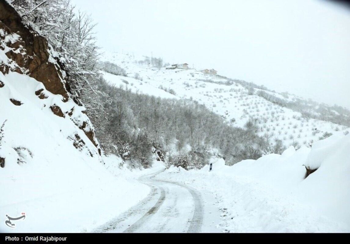 بارش ۲ متر برف در ژالانه+فیلم