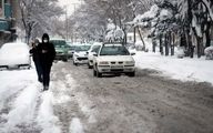 بارش سنگین برف این استان را تعطیل کرد