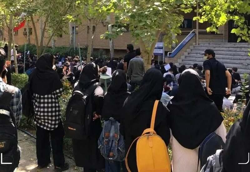 روایت ایسنا از تجمع دانشجویان در دانشگاه های تهران