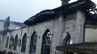 مسجد صاحب‌الزمان در آتش سوخت!