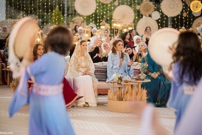 مراسم حنابندان عروس عربستانی