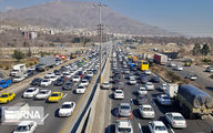 وضعیت ترافیکی در کشور | ترافیک سنگین در آزادراه کرج-قزوین