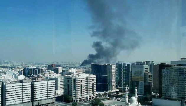 وقوع آتش‌سوزی مهیب در دبی
