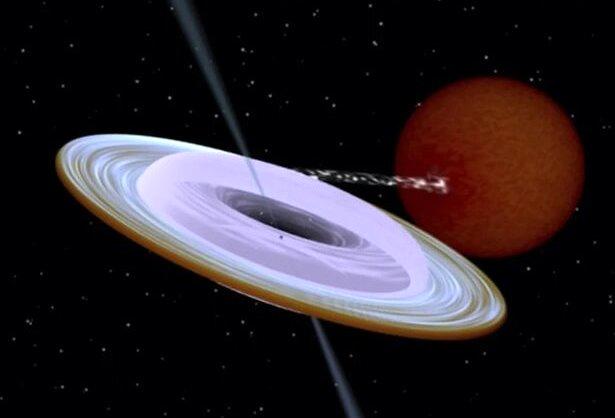 کشف سیاه‌چاله‌ای که در هر ثانیه یک زمین می‌بلعد
