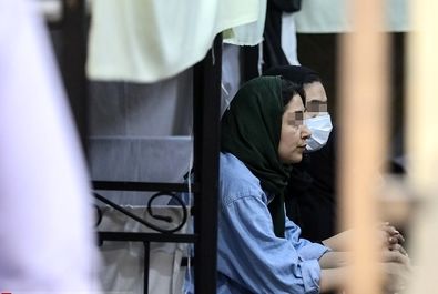 زنان بازداشت شده اعتراضات در ندامتگاه زنان تهران / تصاویر