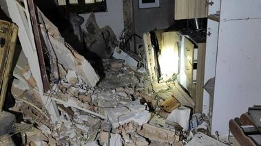 انفجار شدید یک ساختمان مسکونی در  نیمه شب تهران

