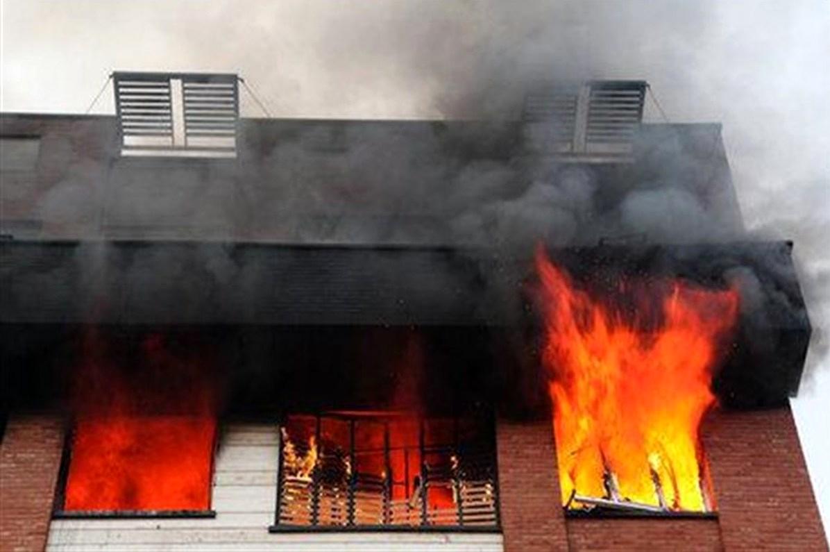 آتش‌سوزی گسترده در کوی عرفان