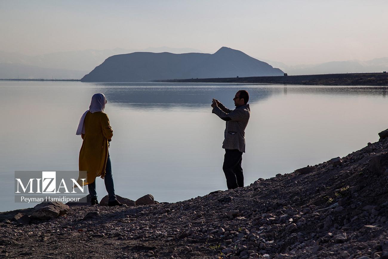 خبر ترسناک درباره دریاچه ارومیه؛سطح آب دریاچه ارومیه پائین آمد