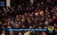 دانشجوی معترض خطاب به رئیسی: راه اعتراض به عملکرد شما و دولت چیست؟ + فیلم