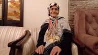 پیرزن ۷۵ ساله قهرمان شنای تهران شد + عکس