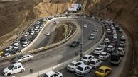 آخرین وضعیت ترافیک جاده چالوس در روز عید فطر