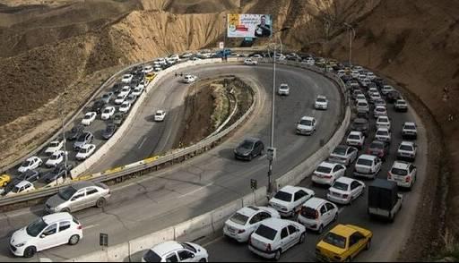 آخرین وضعیت ترافیک جاده چالوس در روز عید فطر