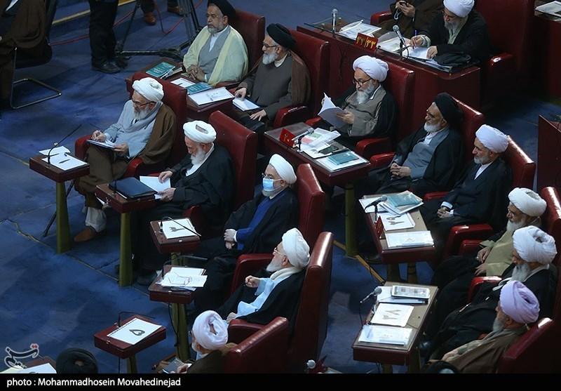 حضور حسن روحانی در مجلس خبرگان + عکس