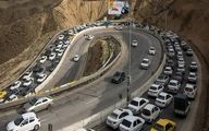 محور تهران-البرز باز هم ترافیک شد | کندوان یک‌طرفه شد