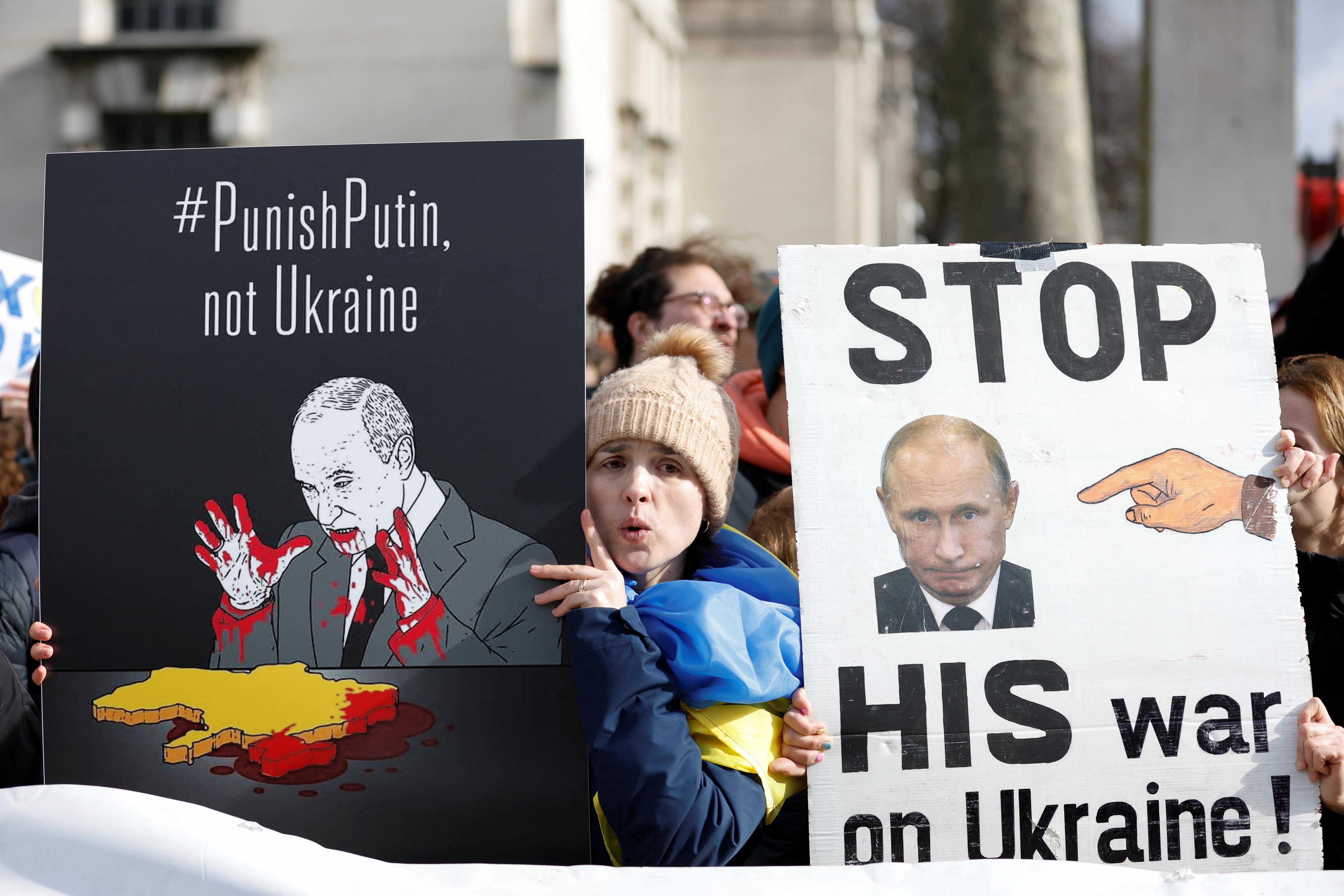 حمله به مخالفان داخلی جنگ اوکراین و روسیه / اینها فتنه گران 88 هستند