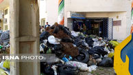 اقدام عجیب شهرداری یاسوج |  تخلیه زباله جلوی تامین اجتماعی + عکس