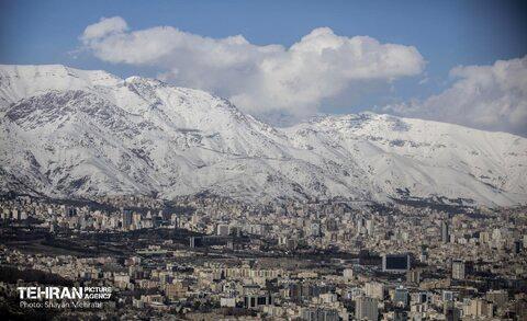 تصاویری دیدنی از تهران در یک روز با هوای پاک+عکس